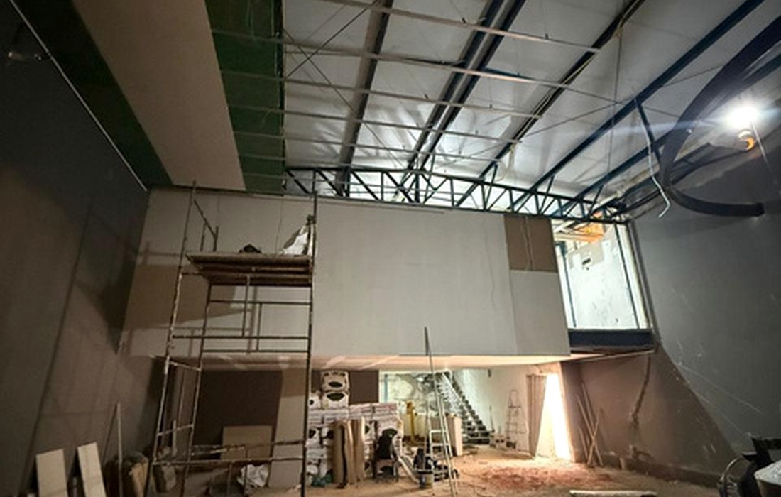 Ambiente comercial durante etapa de execução